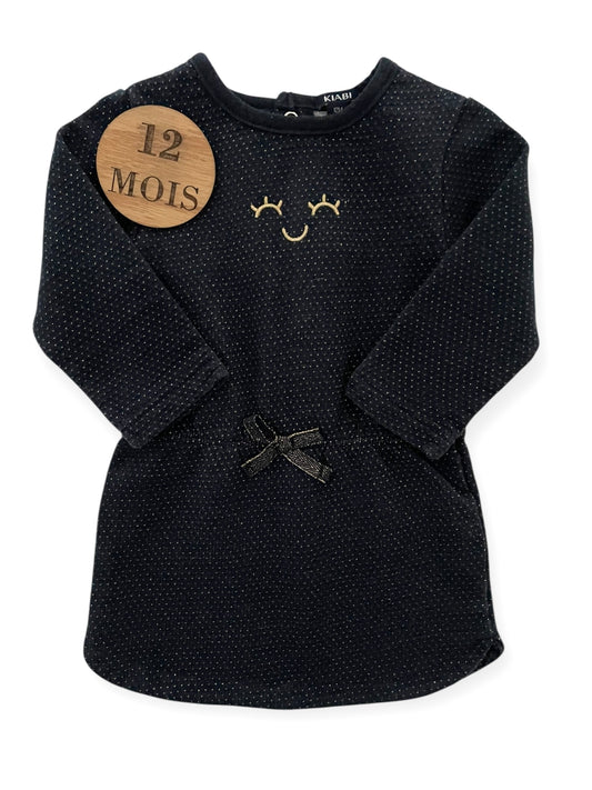 Robe sweat, bleu-nuit, Kiabi