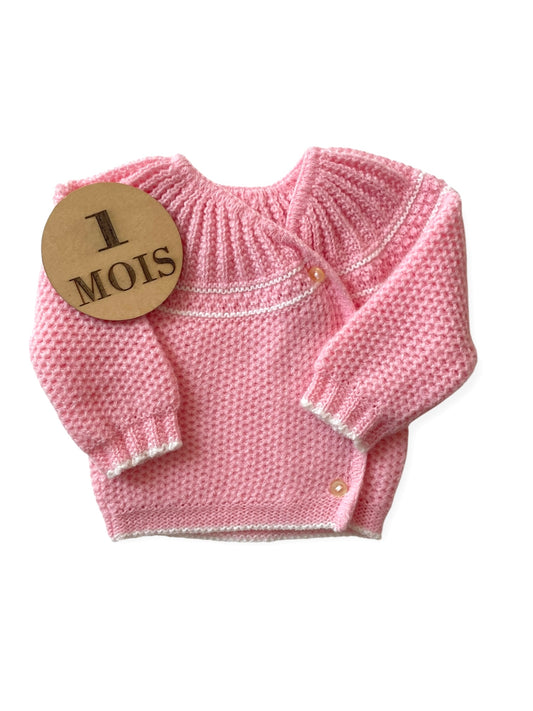 Brassière en mailles, rose
