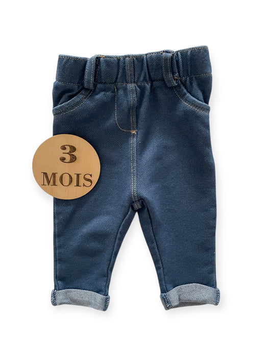 Jegging, bleu-gris,  Kiabi