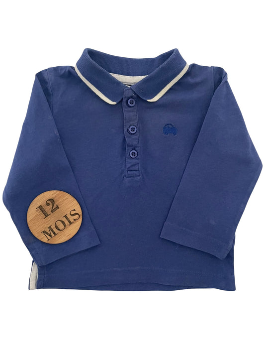 Polo bleu-marine, mots d’enfants
