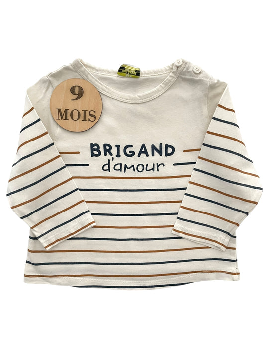 Tee-shirt rayé, brigand d’amour, TAO