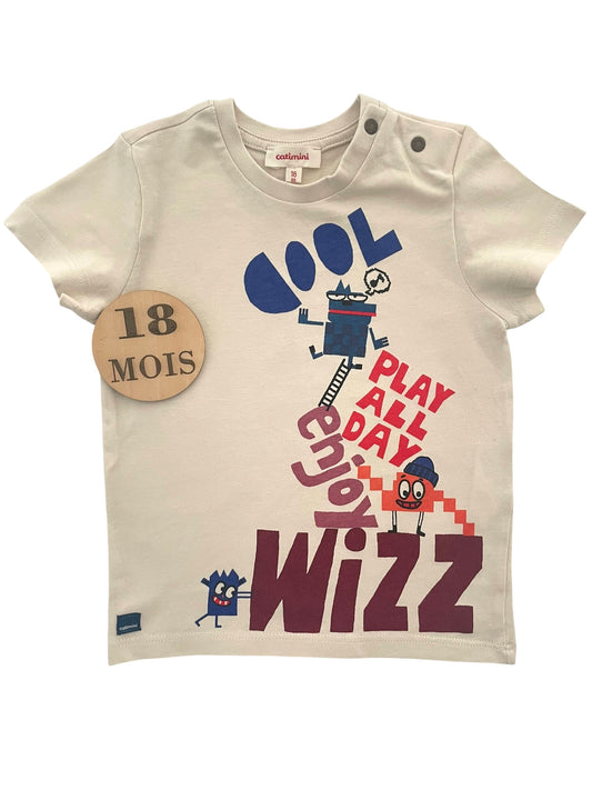 Tee-shirt écru, Catimini