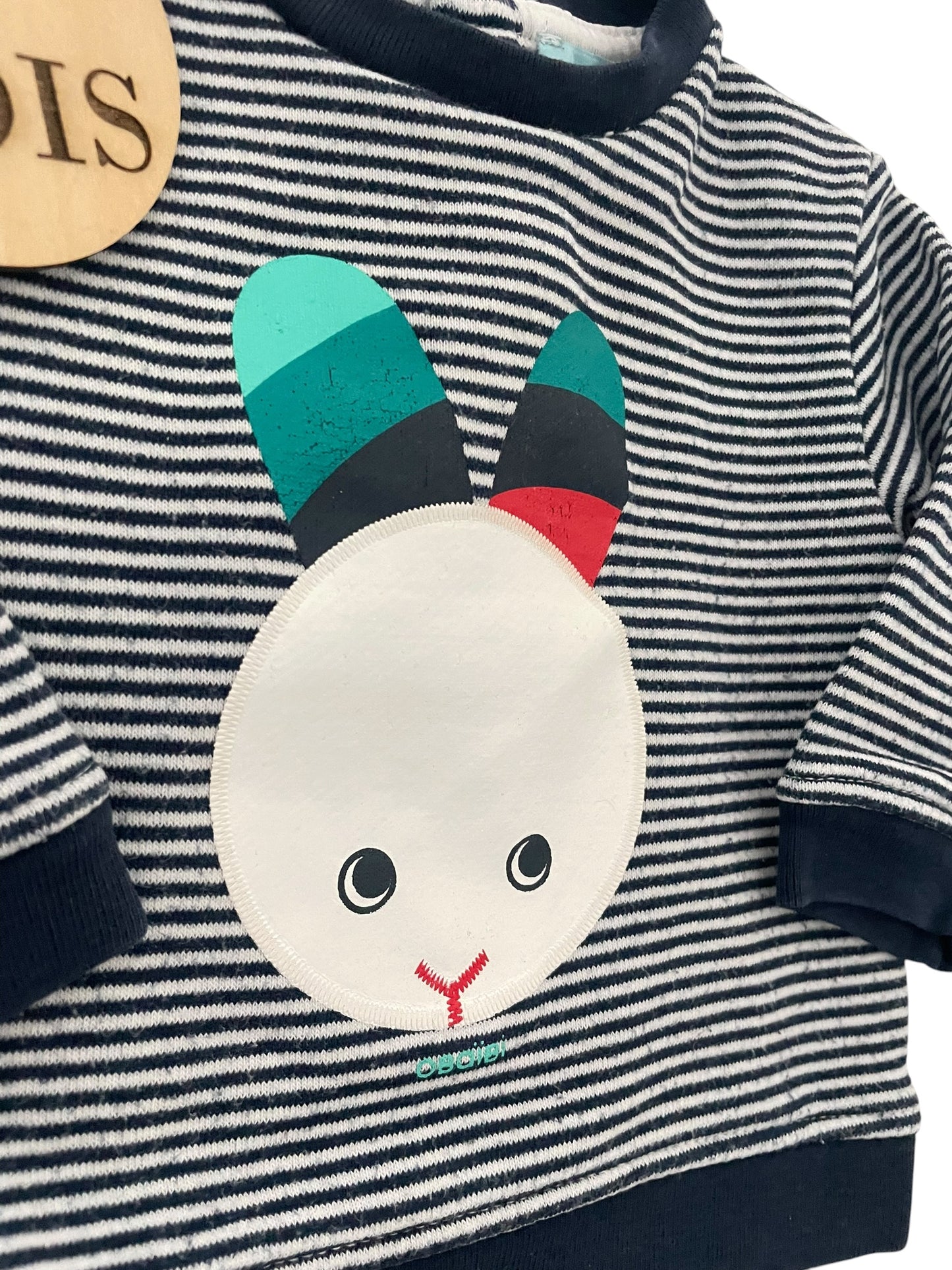 Pull rayé lapin, Obaïbi
