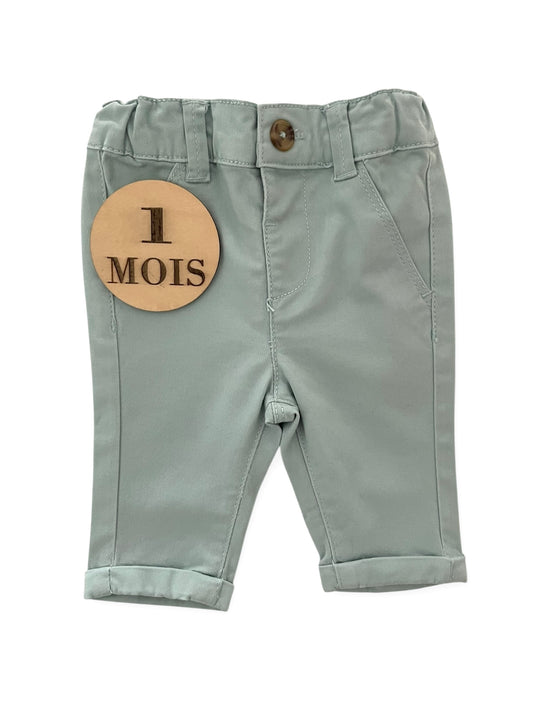 Chino vert d’eau, Kiabi