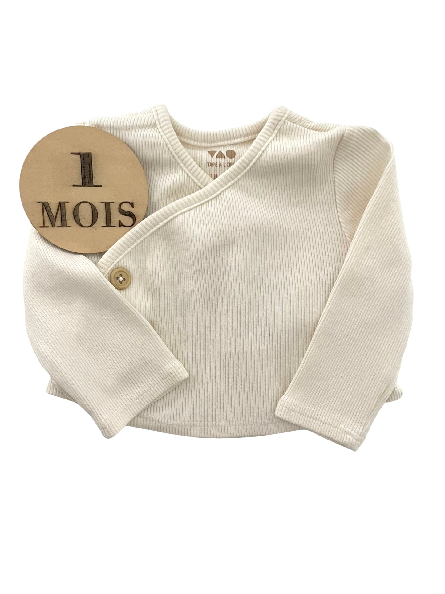 Brassière crème, gaufrée, TAO