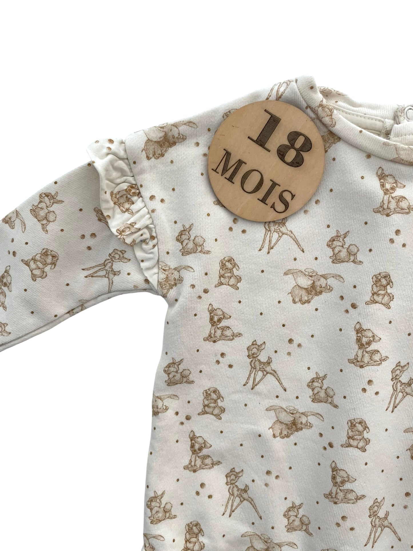 Sweat crème, Bambi, Disney