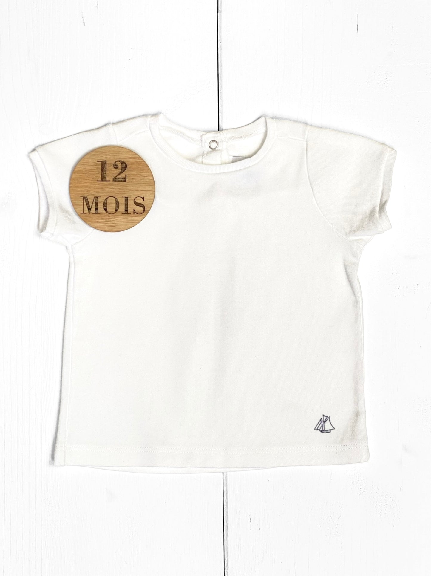 Tee-shirt blanc, Petit Bateau