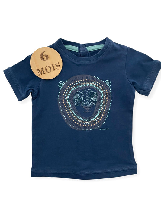 Tee-shirt bleu marine, Vertbaudet