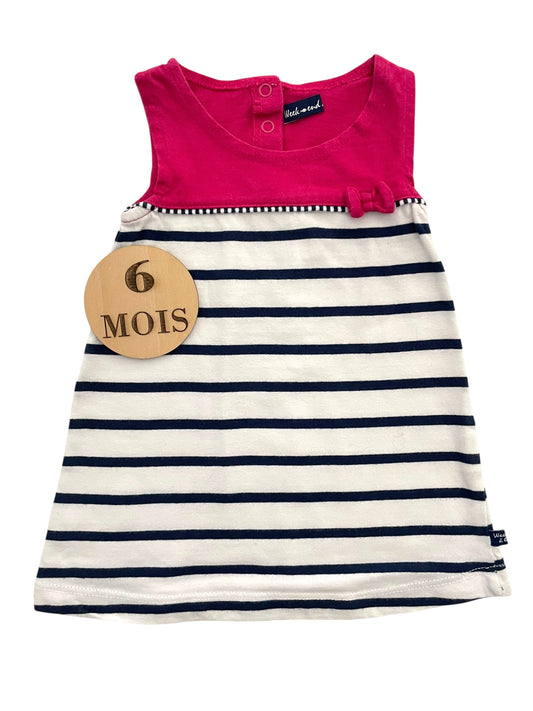 Robe courte/ tunique, rayée, Week-end à la mer