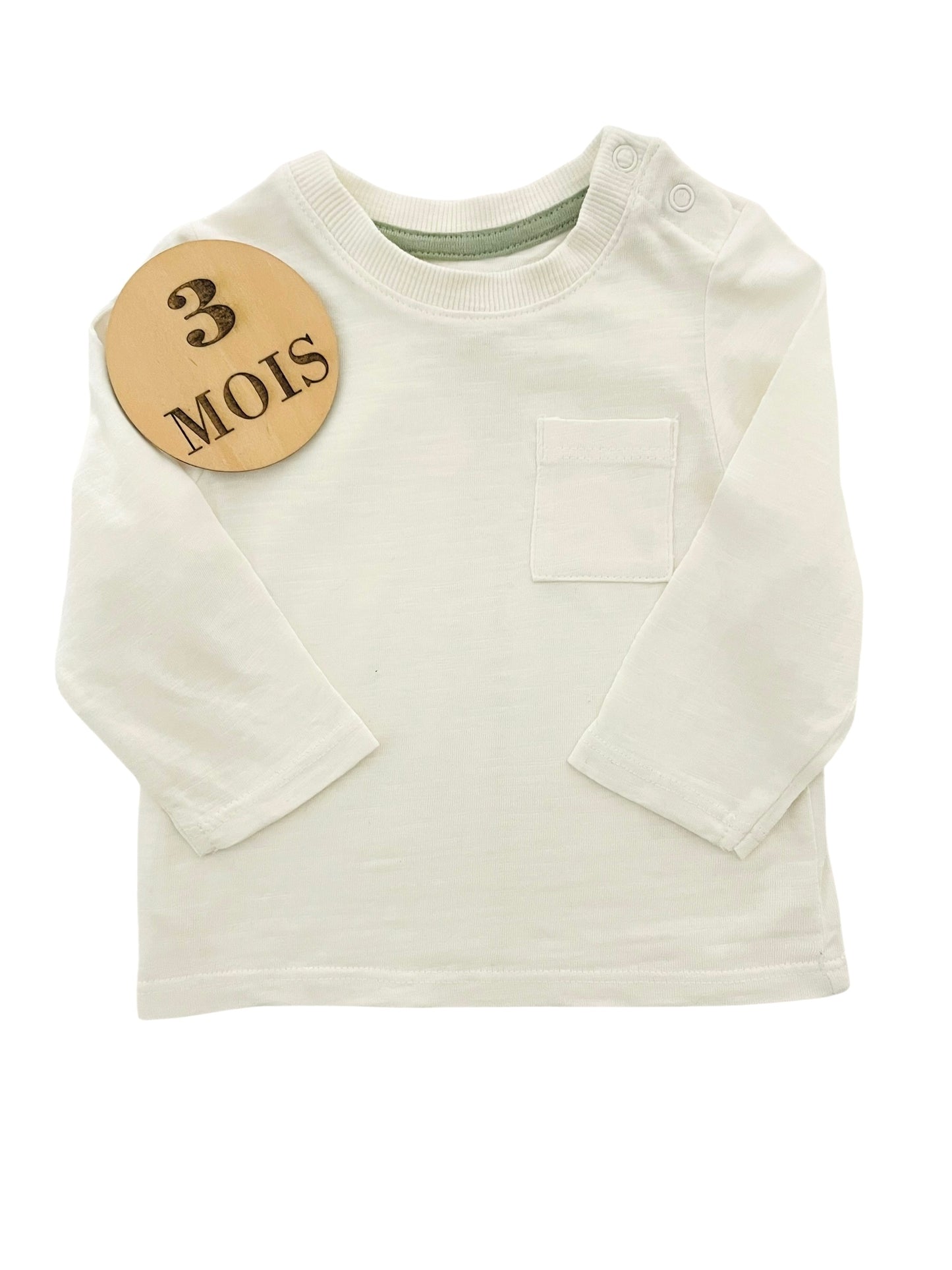 Tee-shirt, écru, Kiabi