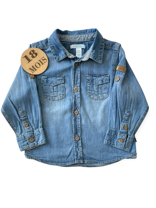 Chemise couleur jean, Obaïbi