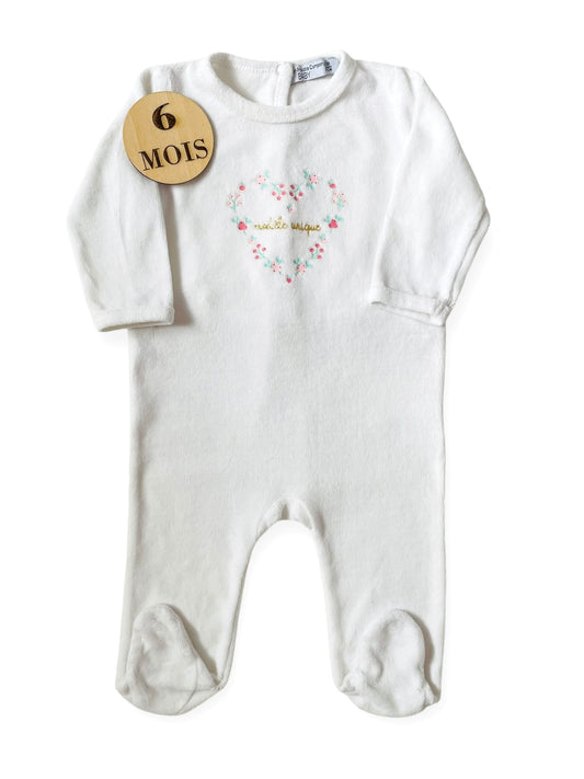 Pyjama velours blanc, FPC