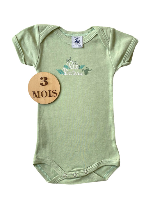 Body vert, Petit Bateau