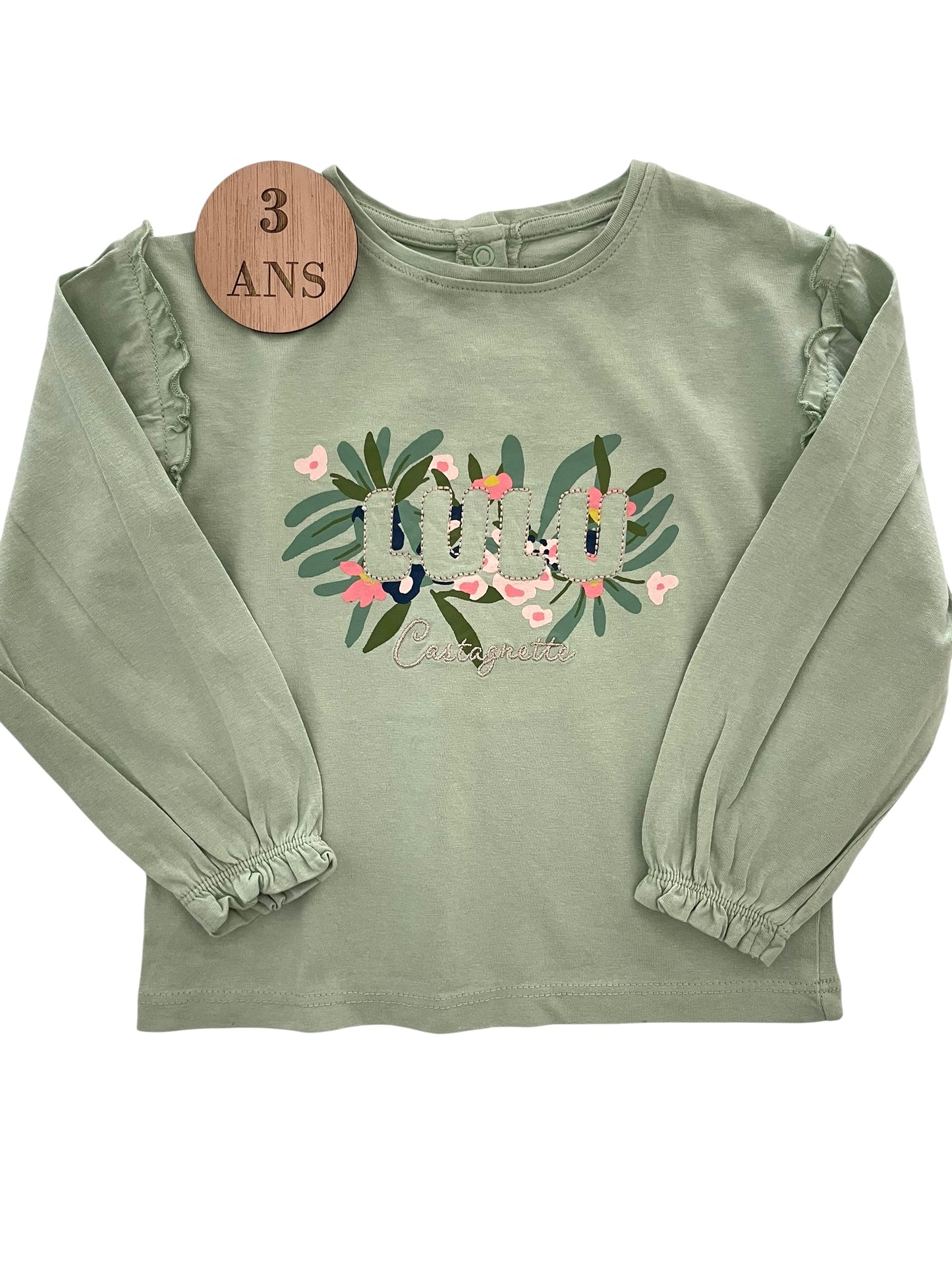 Tee-shirt vert, Lulu Castagnette