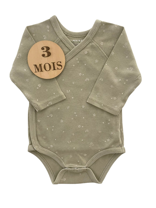 Body vert, étoiles, Kiabi