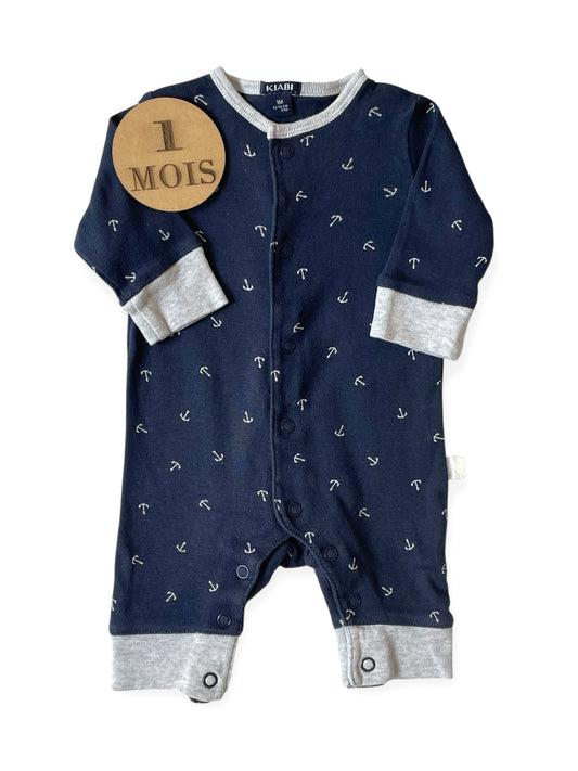 Combinaison /pyjama, bleu-marine, Kiabi
