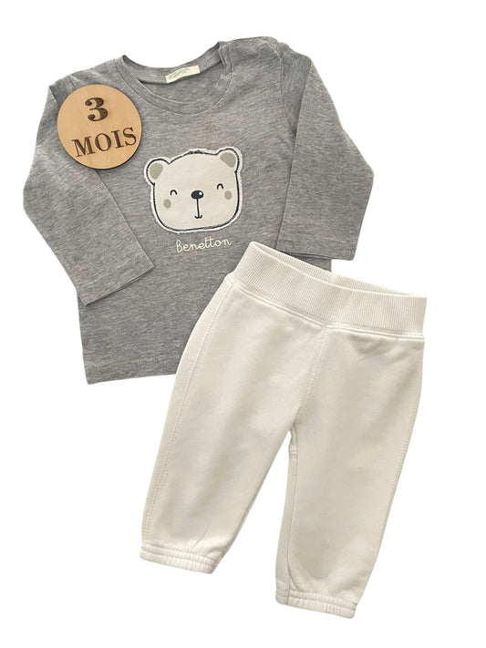 Ensemble tee-shirt et jogging, Benetton