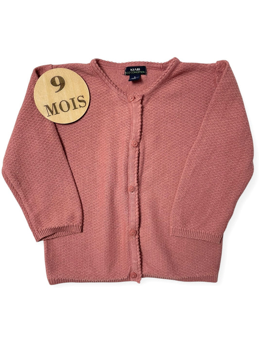 Gilet fin rose, foncé, Kiabi