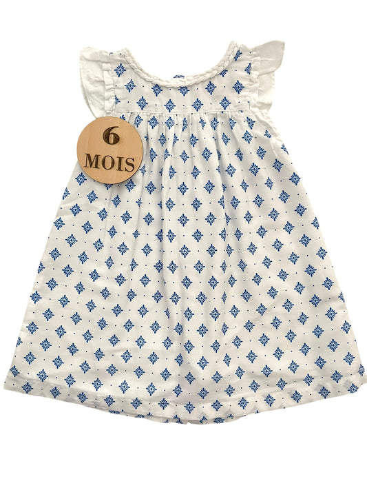 Robe bleue et blanche, DPAM