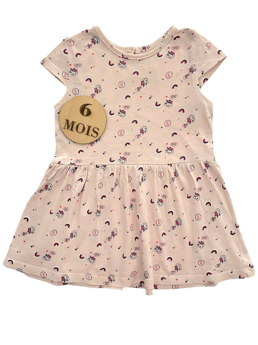 Robe rose licorne, Pat et ripaton