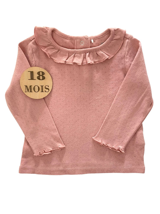 Tee-shirt ajouré rose, Orchestra