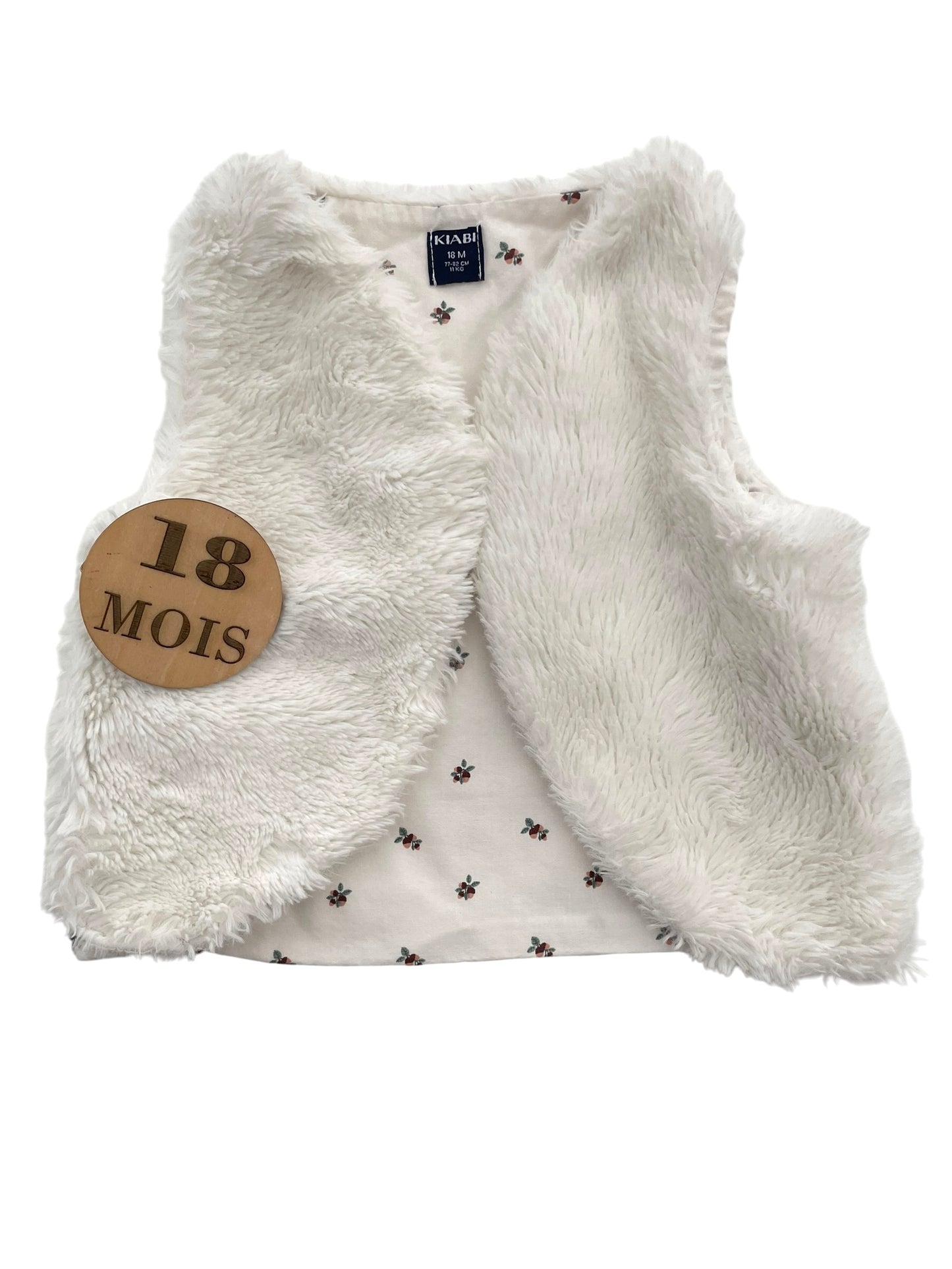 Gilet sans manche, blanc, Kiabi