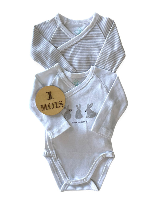 Body blanc et gris, TEX