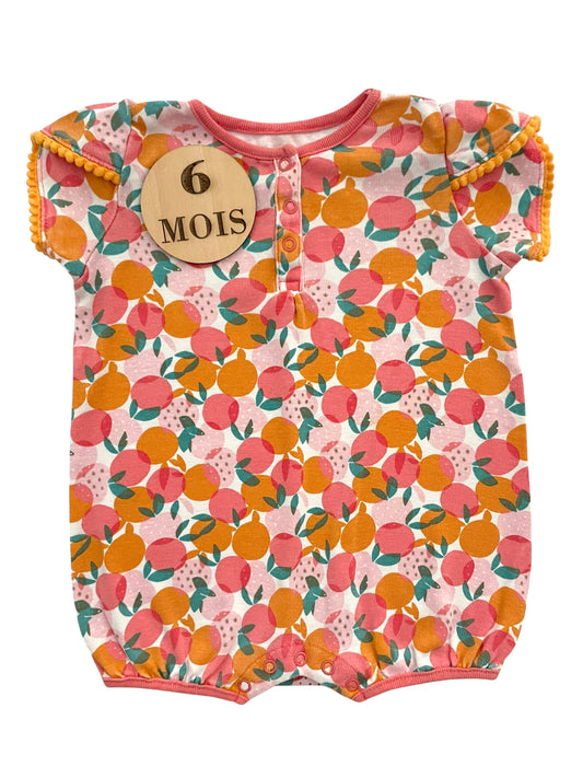 Combishort rose/ orange, fruits, DPAM