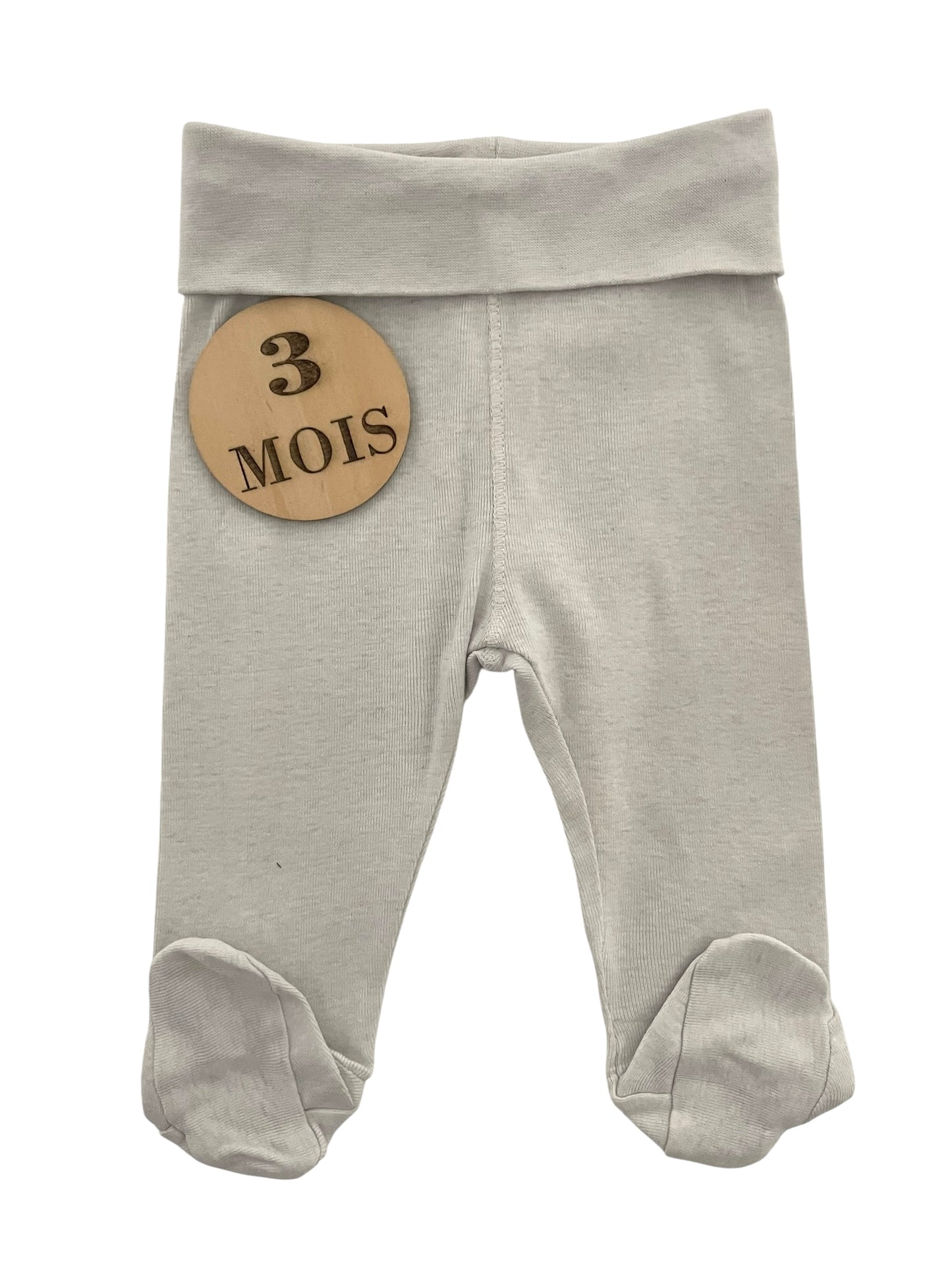 Legging à pieds ,écru chiné, H&M