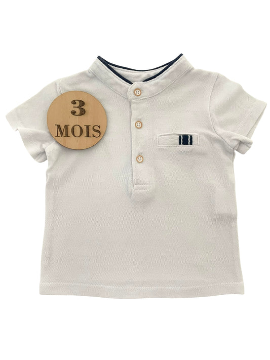 Polo blanc, Kiabi