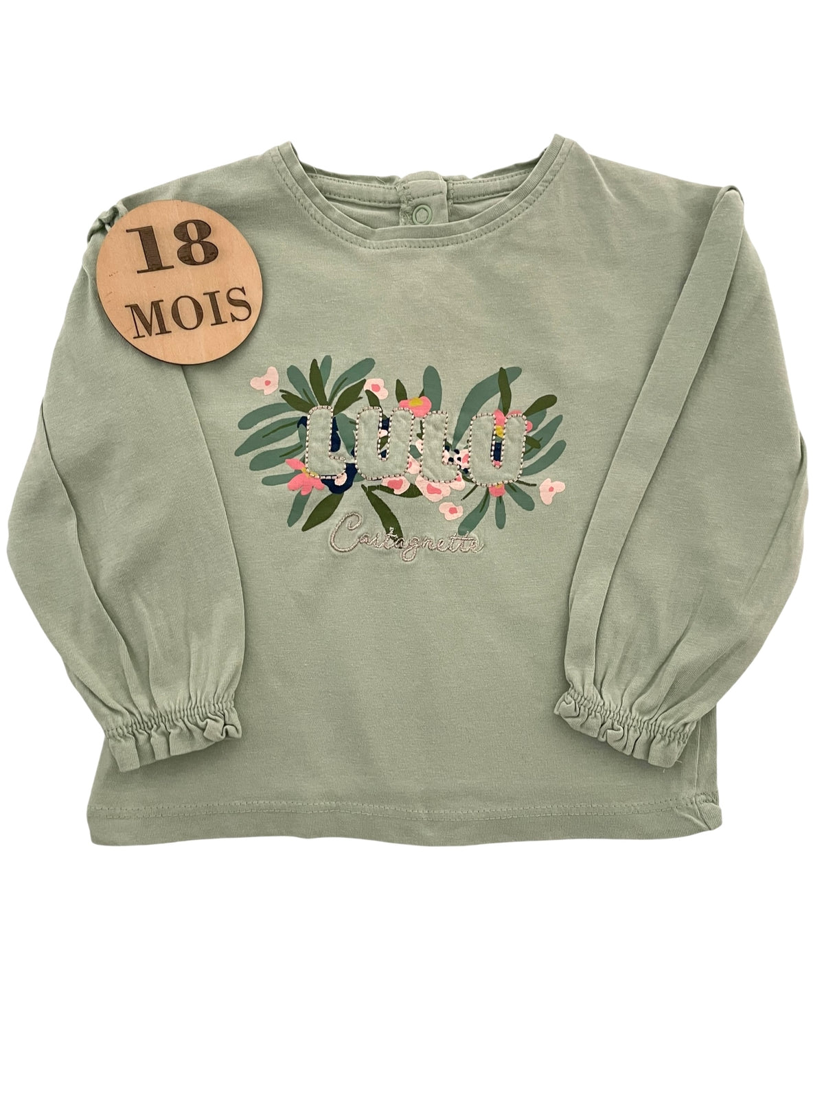 Tee-shirt vert, Lulu Castagnette