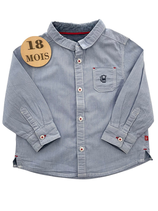 Chemise rayée bleue, Obaïbi