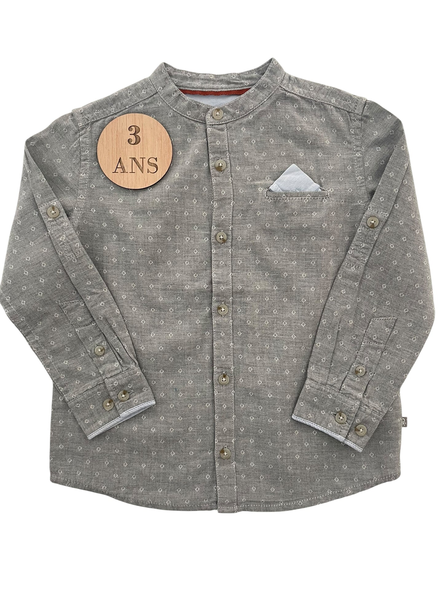Chemise grise Obaïbi