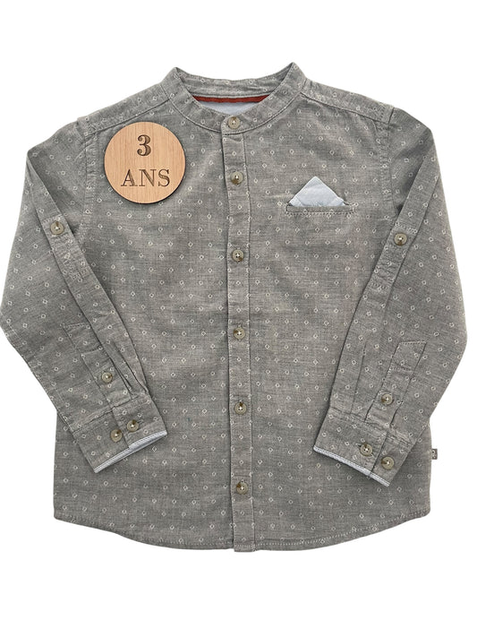 Chemise grise Obaïbi