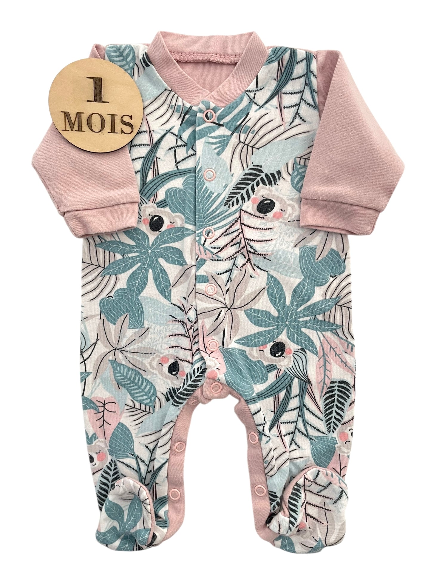Pyjama coton rose, koalas