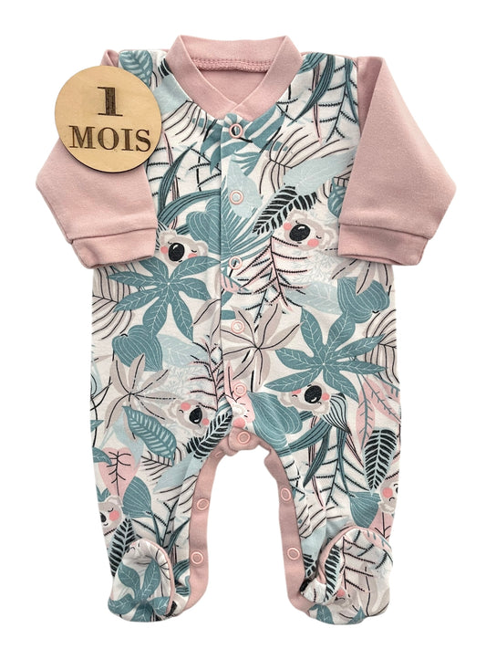 Pyjama coton rose, koalas