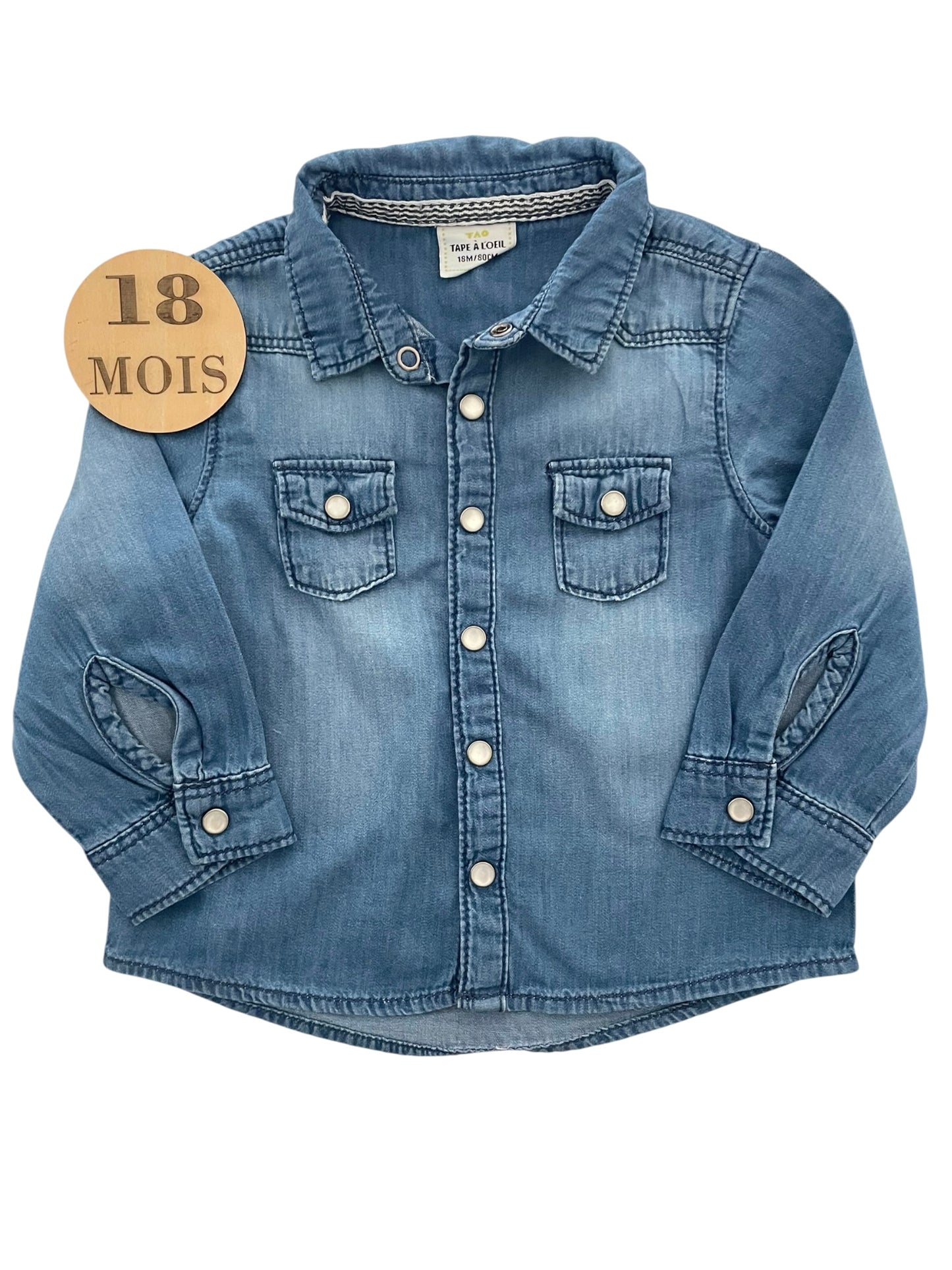 Chemise couleur jean, TAO