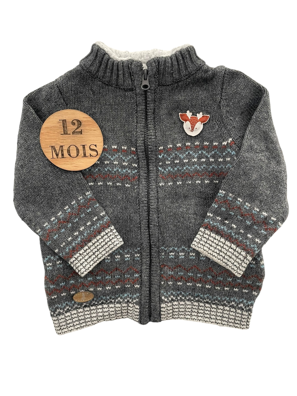 Gilet gris épais, Sergent Major