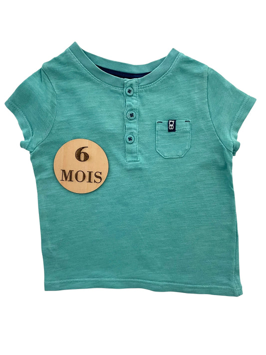 Tee-shirt turquoise,Obaïbi