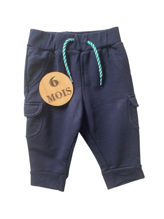 Pantalon épais bleu-marine, Tissaïa