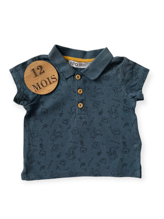 Polo gris foncé, NPO