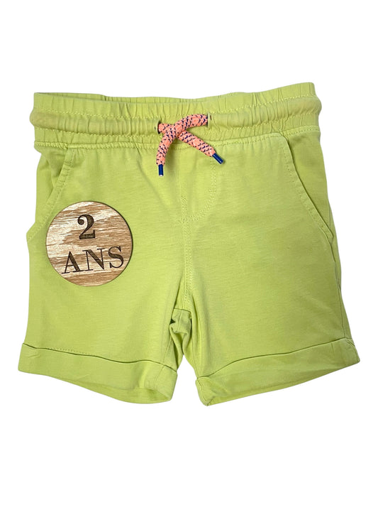 Short coton vert, Sergent Major