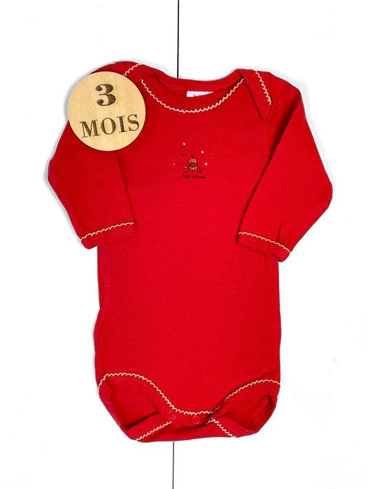 Body rouge, Petit Bateau