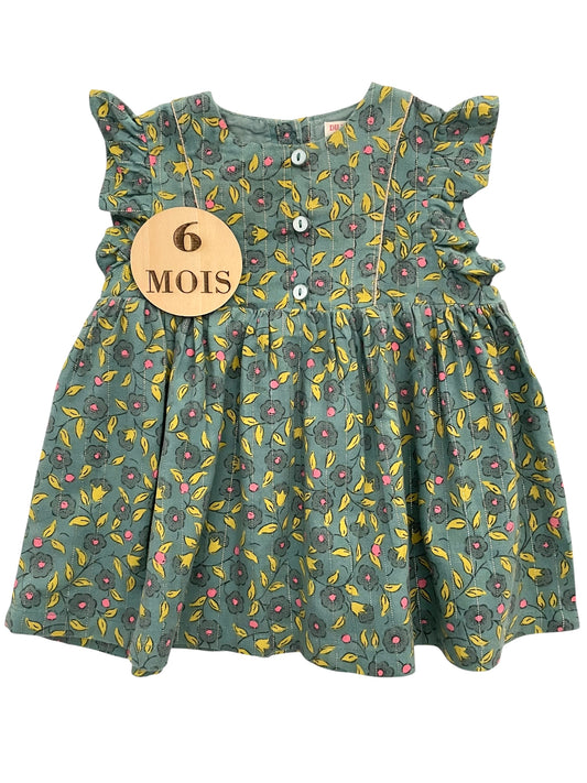 Robe verte fleurie, DPAM