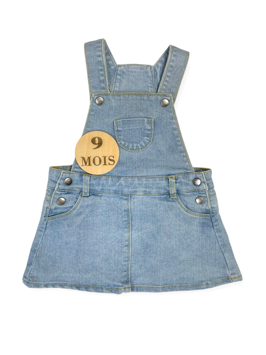 Robe en jean bleu clair , Mots d’enfants