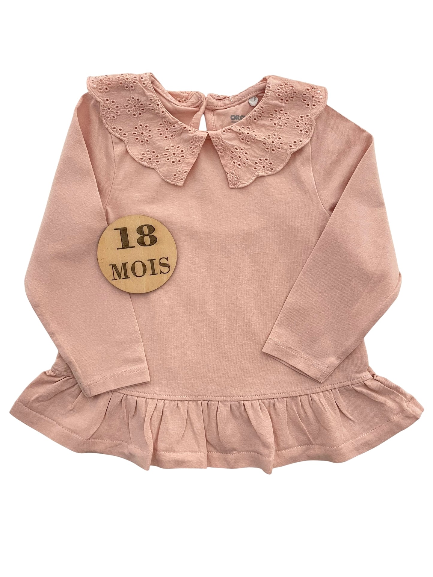 Tee-shirt à col, rose, Orchestra