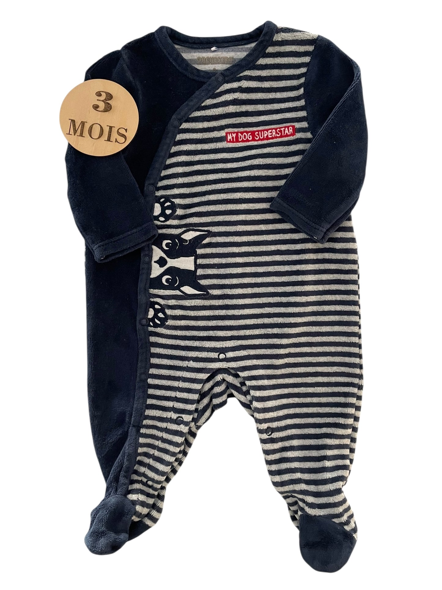 Pyjama velours rayé, orchestra