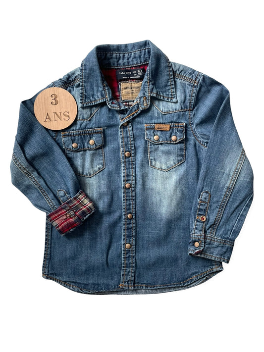 Chemise en jean, Zara