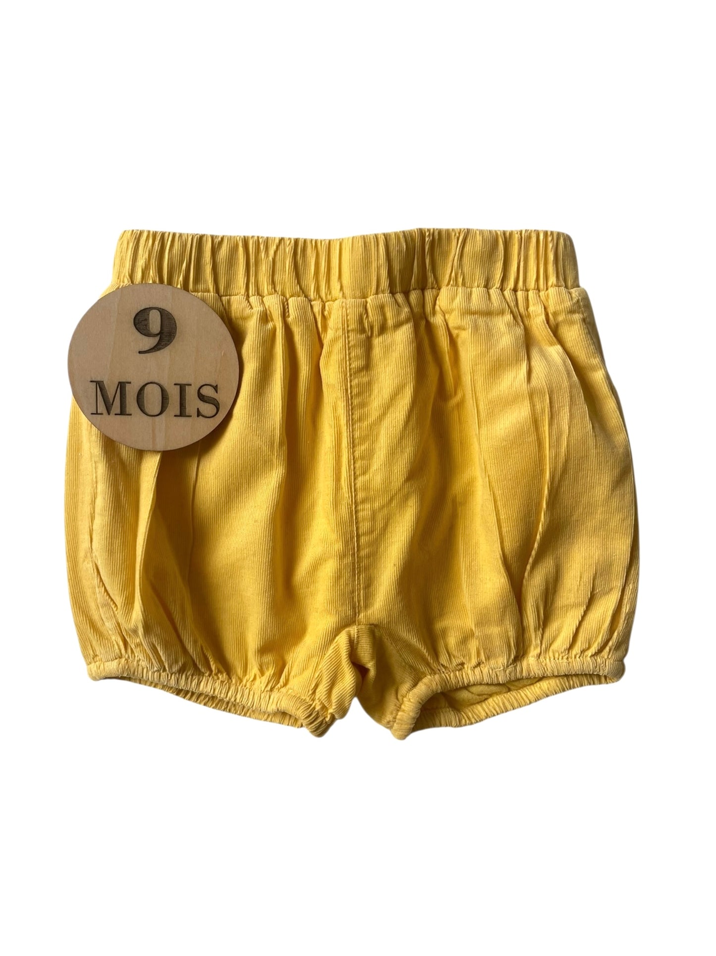 Short velours jaune, Obaïbi