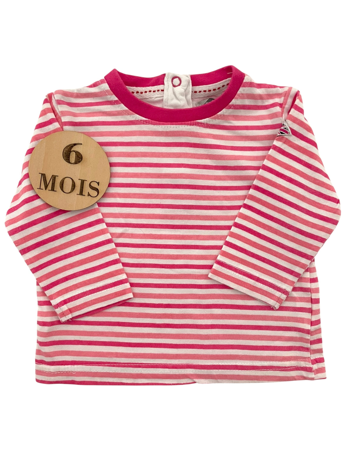 Tee-shirt rayé rose, Lee cooper
